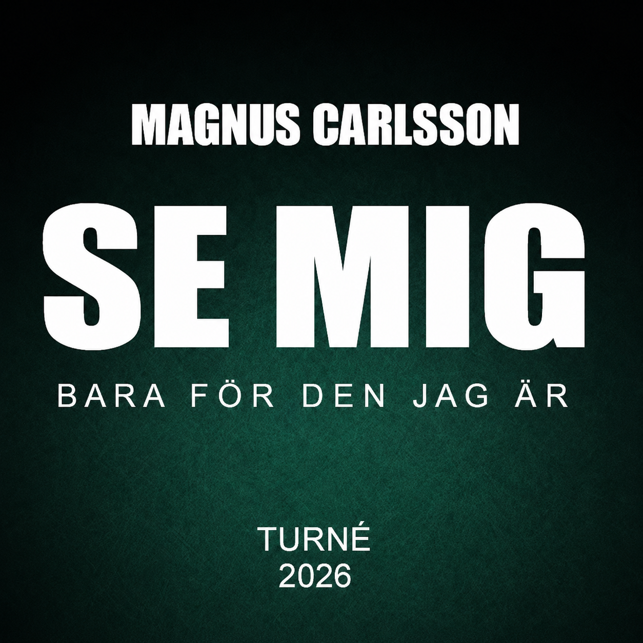 Magnus Carlsson - Se mig bara för den jag är